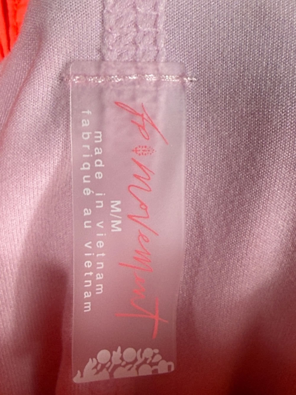 FP Movement Invigorate Colorblock Shorts Neon Coral, Blush & Plum. Size M. NWT - Picture 4 of 8